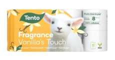 Tento papír toaletní Vanilla 3-vrst. celulóza / 8 ks