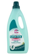 Sanytol univerzální dezinfekční čistič na podlahy, 4 účinky 1 l, limeta