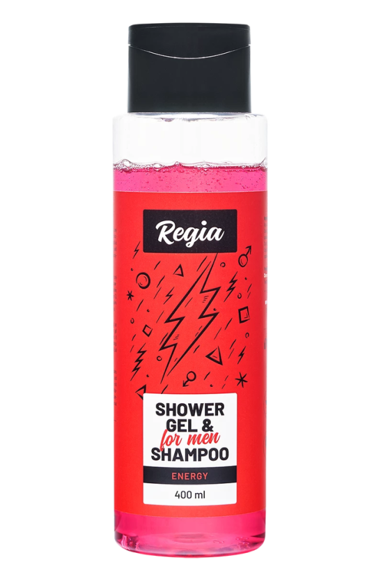 Šampon a sprchový gel Regia Energy for men 400 ml