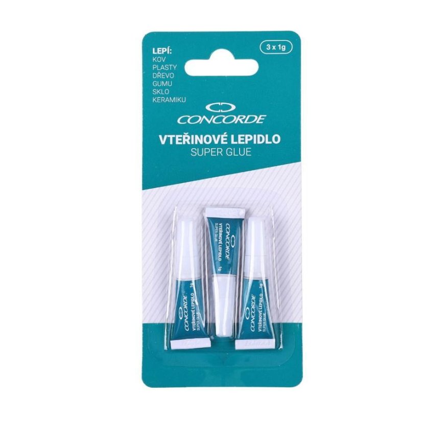 CONCORDE lepidlo vteřinové 3 x 1 g