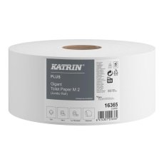 Katrin papír toaletní JUMBO Plus 230 mm, celulóza 2-vrstvý, bílý / 6 ks