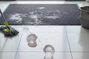 Zimní úklid podlah: Jak ochránit vaše podlahy před solí, blátem a vlhkostí