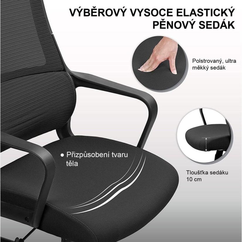 Kancelářská židle Faro černá