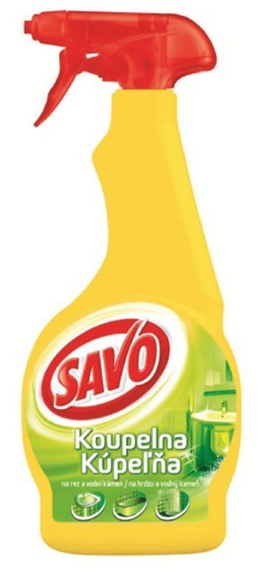 Savo GLANC na koupelny 500 ml s rozprašovačem Savo GLANC na koupelny 500 ml s rozprašovačem