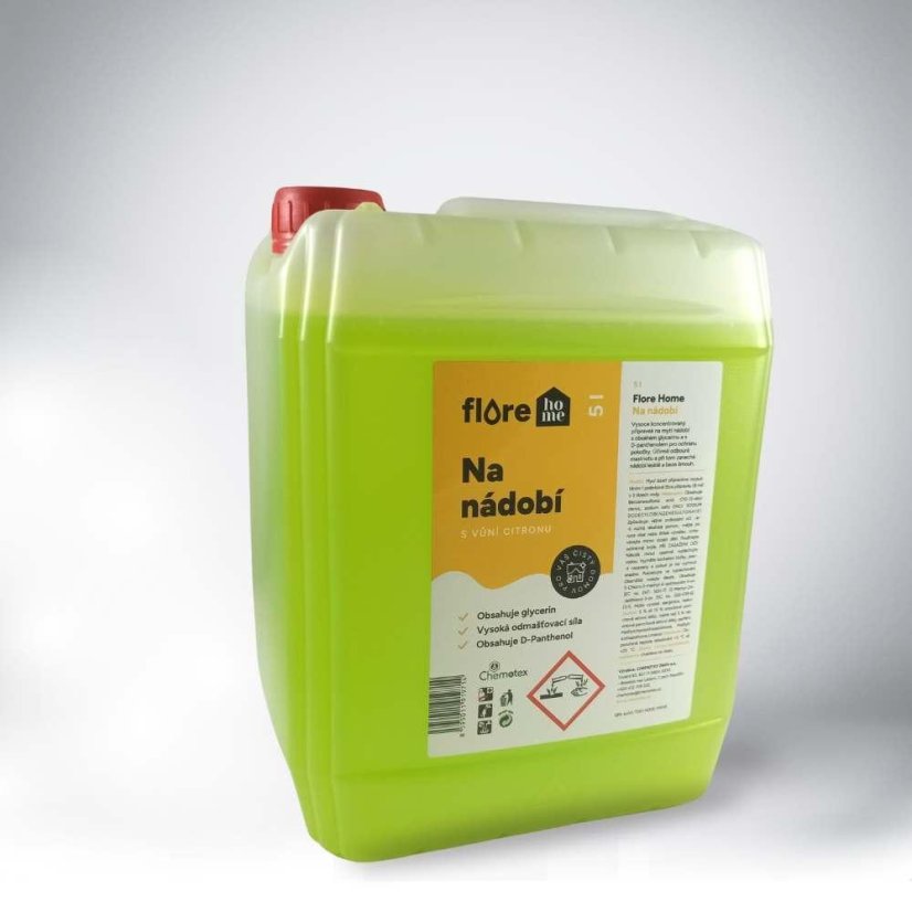 FloreHome Na nádobí citron 5 l